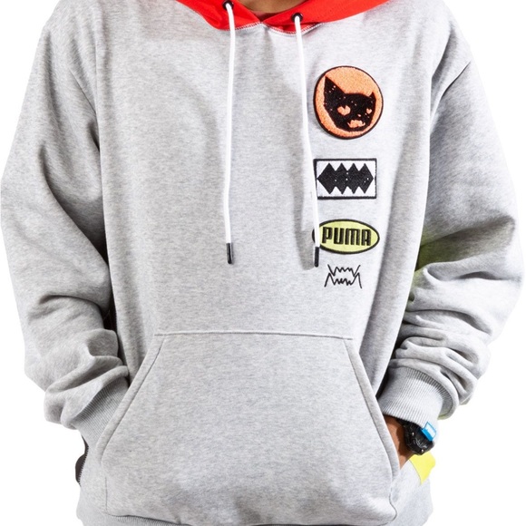 NEW WITH TAGS SIZE XXL puma basketball playbook pullover light grey - Picture 4 of 7